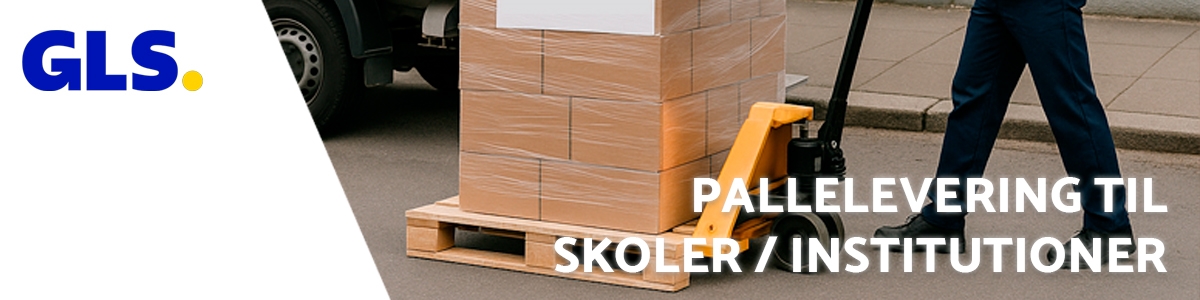 GLS Pallelevering til skoler m.m.