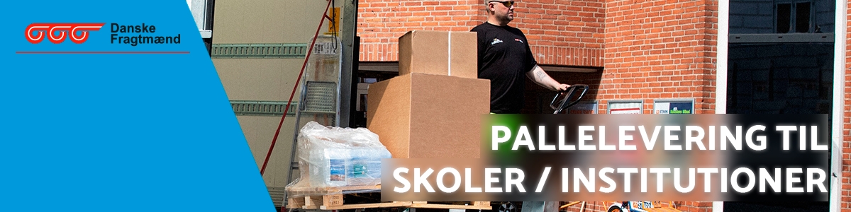 Danske Fragt Pallelevering til erhverv