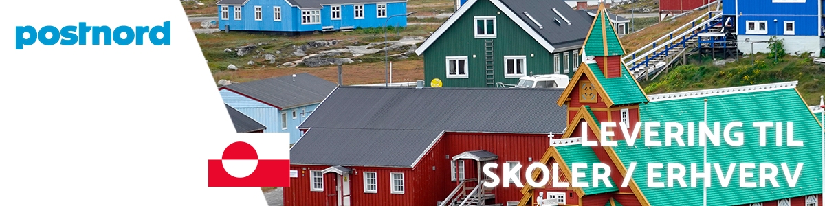 Postnord levering til Grønland for private