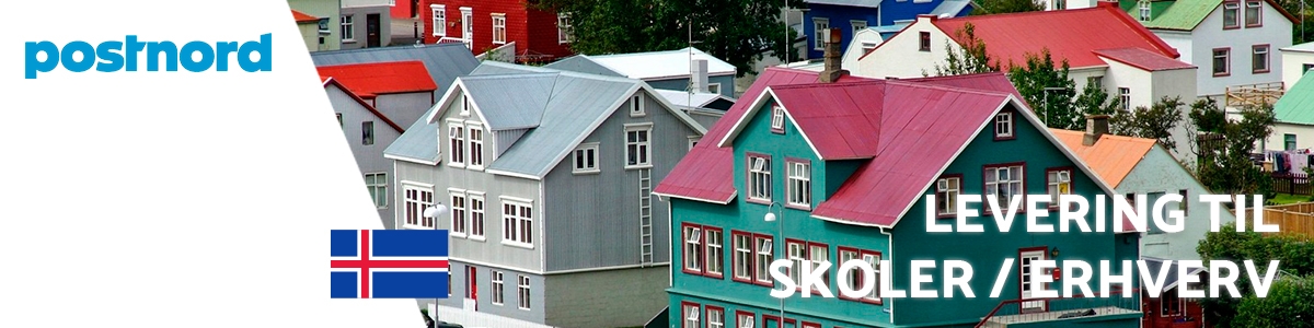 Postnord levering til Island for erhverv